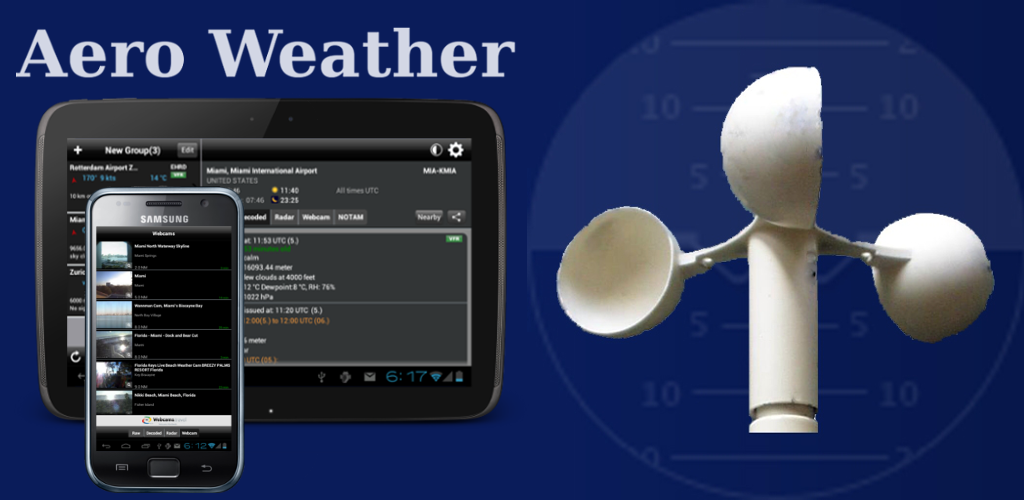 برنامه هواشناسی مخصوص خلبانان Aeroweather (اندروید & ای او اس)