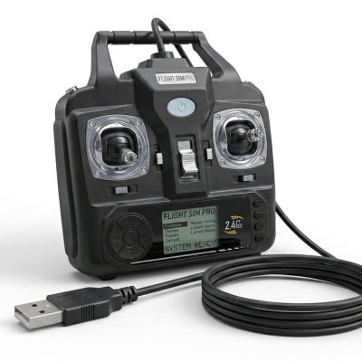 کنترلر شبیه ساز پرواز اختصاصی + بازی realflight 9.5 کرک شده